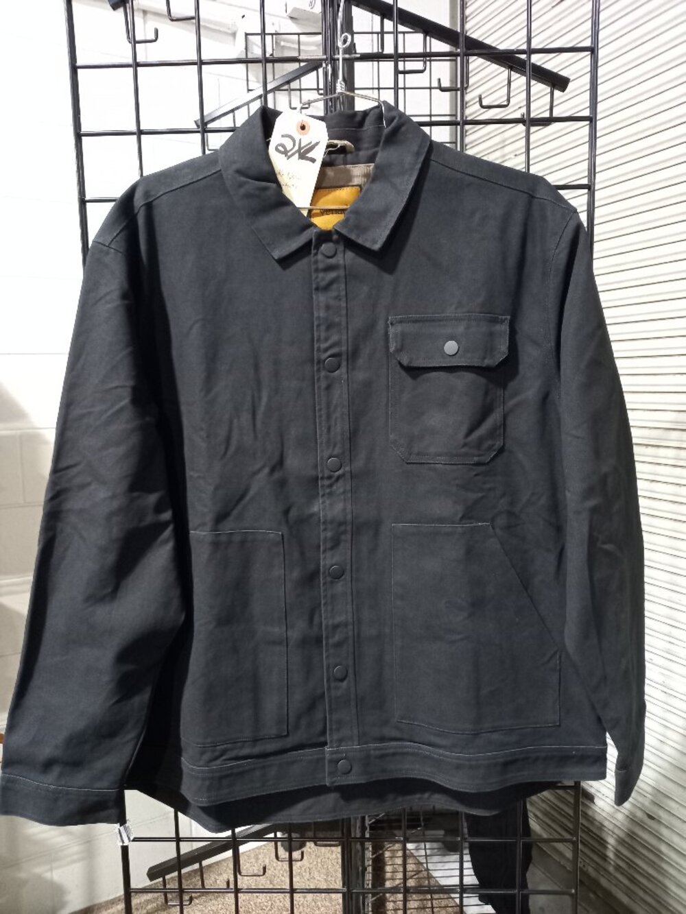 Men's Concealed Carry Flannel Lined Canvas Shirt Jacket | 2XL